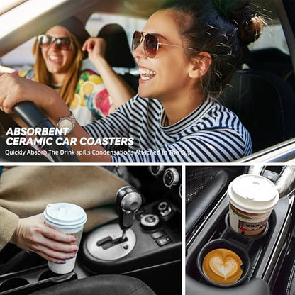 Car Coasters for Cup Holder 2 Pack - Image 6