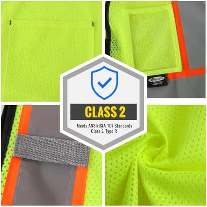 JKSafety Safety Vest for men women Hi Vis Vest - Image 4