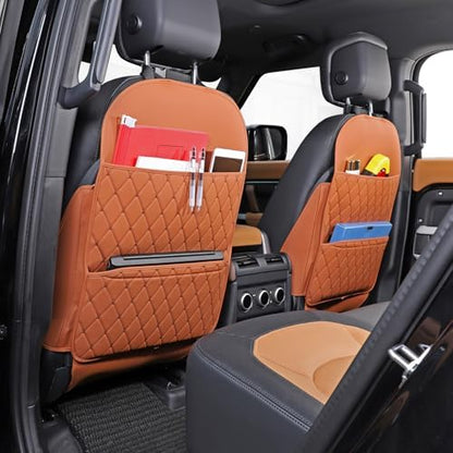 TAIKOO Seat Back Protector, Shields Seat Backs from Kicks and Adds Storage - Image 2