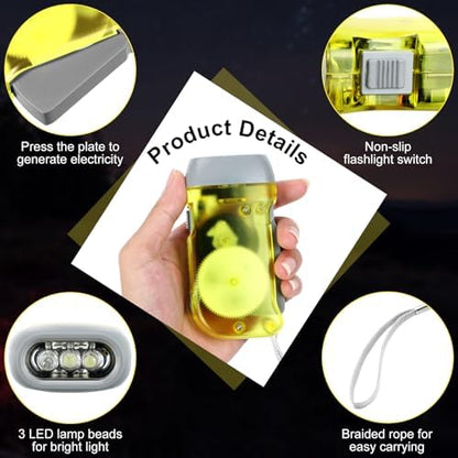 Treela 36 Hand Crank Flashlights - Image 4