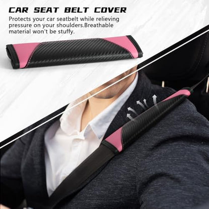 2PCS Car Seat Belt Cover Pads, Seatbelt Shoulder Cushion - Image 6