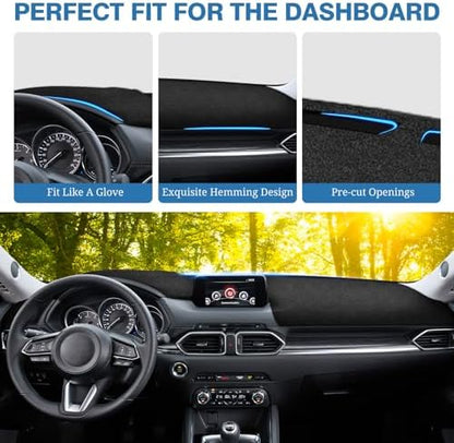 FIILINES Dash Cover for 2017-2025 Mazda CX-5 CX5, Dashboard Mat Exact Fit for - Image 4
