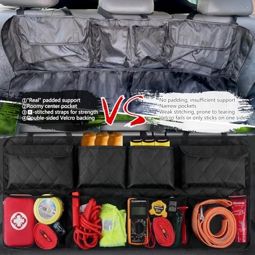 Car Trunk Hanging Organizer 3D Textured Ripple Design, - Image 2