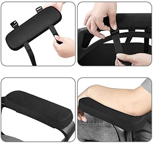 MOSISO Chair Armrest Pads, Home/Office Chair Arm Rest Covers - Image 3