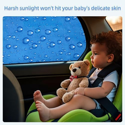 Aokway Magnetic Side Window Sun Shade -100% Block Light Car Window Shades - Image 5