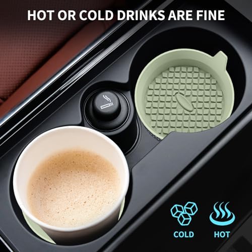ME.FAN Car Cup Holder Coasters Silicone Cups Mats, Automotive Universal - Image 6
