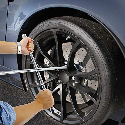 Powerbuilt 14-Inch Universal Lug Wrench, Fits SAE and Metric Lug Nuts, Roadside - Image 5