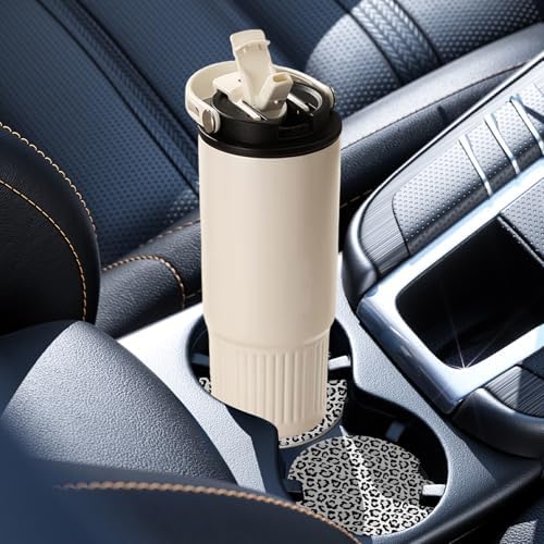2 Pack Car Coasters for Cup Holders, Cute Car Accessories Interior - Image 5