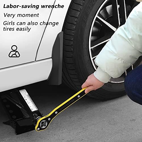 Auto Jack Ratchet Wrench of Labor-Saving Desigh, Car Jack and Lug Wrench - Image 2