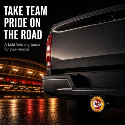 Kansas City Chiefs Trailer Hitch Cover - Image 6