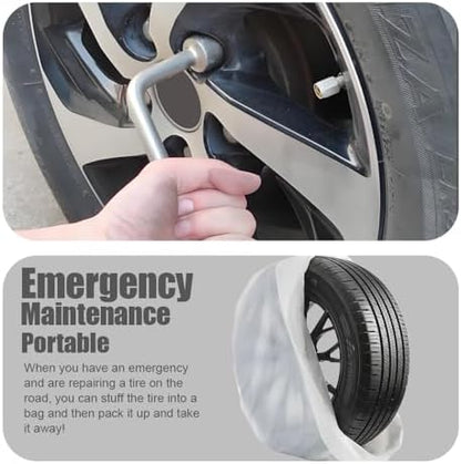 8PCS Extra-Large Tire Covers, Tire Storage Bags, Waterproof Dustproof Wheel - Image 7