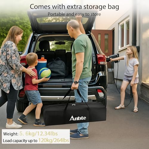 Anbte 34.2” Tall Folding Camping Table, Aluminum Portable, 39” X 20” - Image 2