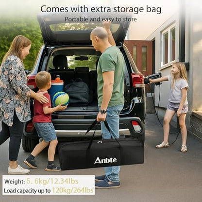 Anbte 34.2” Tall Folding Camping Table, Aluminum Portable, 39” X 20” - Image 2
