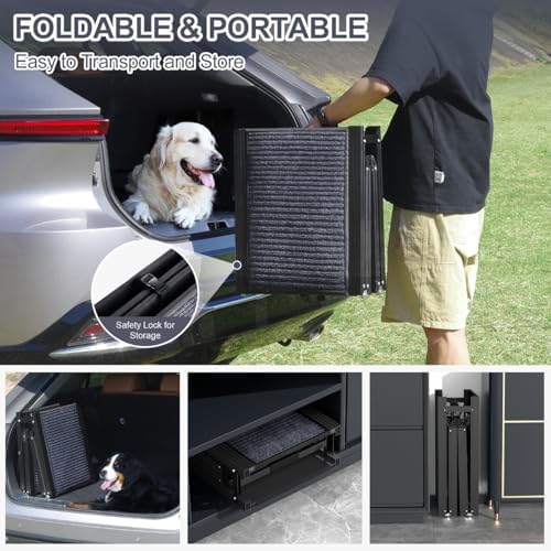 Dog Ramp for Car 71" L × 20" W, Extra-Long & Wide Foldable - Image 5