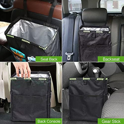 Car Trash Can, Car Trash Bag Hanging, 3.5 Gallons Ultra Large Capacity - Image 3