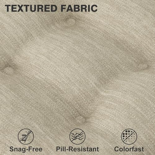 Shinnwa Dining Chair Cushions Set of 6, Dual-Layer Memory Foam Kitchen Chair - Image 4
