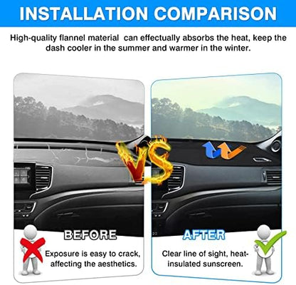Autorder Dashboard Cover Mat for 2019-2025 Honda Passport / 2016-2022 Pilot / - Image 3
