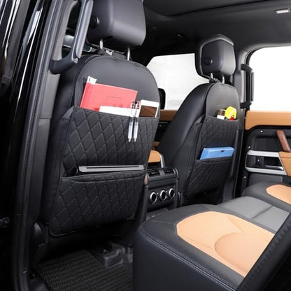 TAIKOO Seat Back Protector, Shields Seat Backs from Kicks and Adds Storage - Image 2