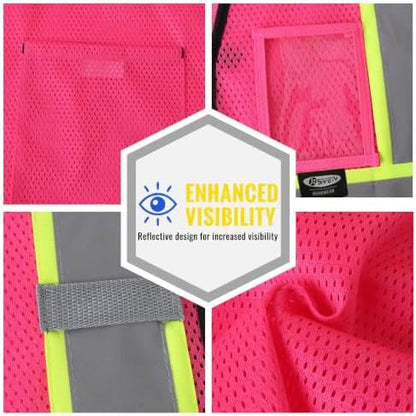 JKSafety Safety Vest for men women Hi Vis Vest - Image 4