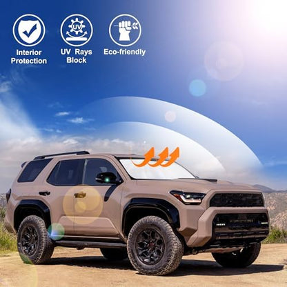 Windshield Sun Shade for 2025 2026 Toyota 4Runner Accessories - Image 6