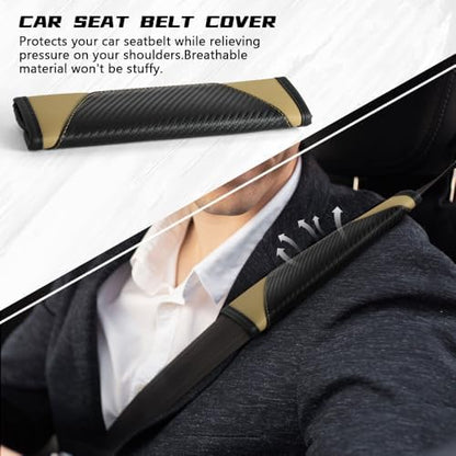 2PCS Car Seat Belt Cover Pads, Seatbelt Shoulder Cushion - Image 6