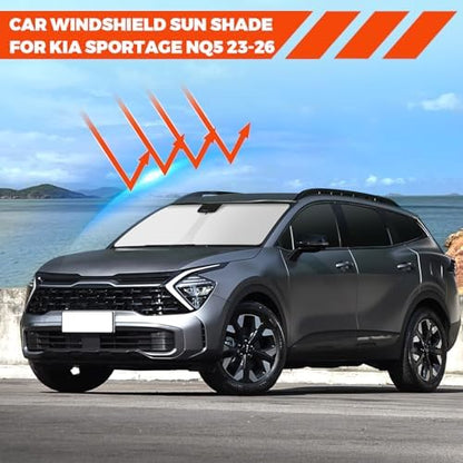 Foldable Front Windshield Sunshade fit - Image 2