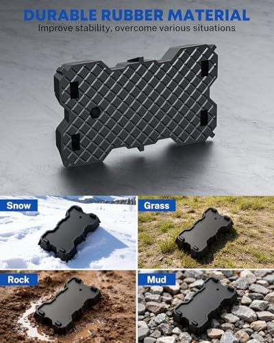Kohree 2 Pack RV Stabilizer Jack Pads Fits Foot Base 8.75"-9.5" x 5.5" - Image 4