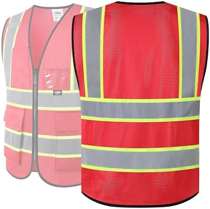 JKSafety Safety Vest for men women Hi Vis Vest - Image 5