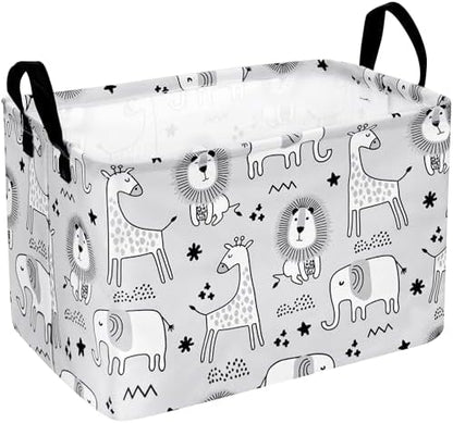 MAIZMZ Kids Storage Basket Baby Foldable Toys Organizer Bins Decorative Gifts by MAIZMZ
