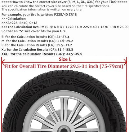 Horse 4X4 Spare Tire Wheel Cover - Image 2