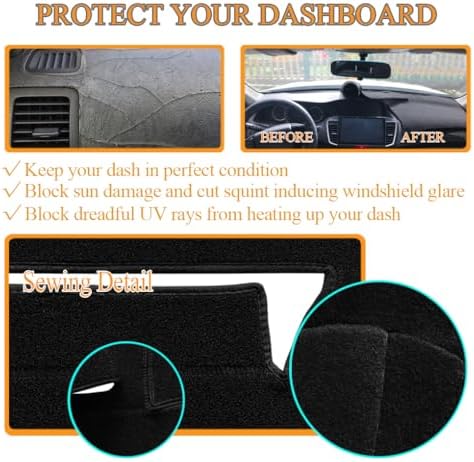 Dash Cover Mat for Nissan Frontier 2005-2021/ Xterra 2005-2015 Y66 - Image 4