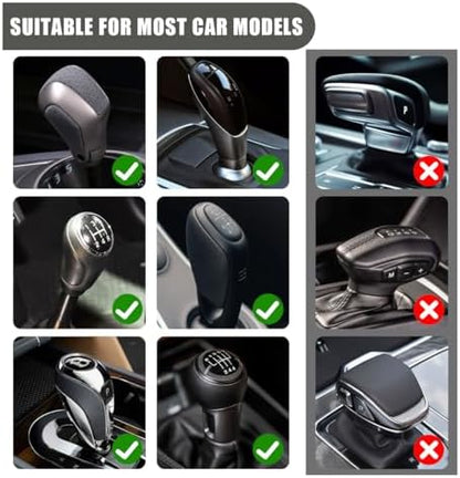 JOYCOURT Car Gear Shift Hoodie Auto Shifter Knob Cover - Image 3