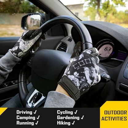 COOLJOB Mechanic Safety Work Gloves, Enhanced Anti-Slip Grip Tactical Gloves - Image 5