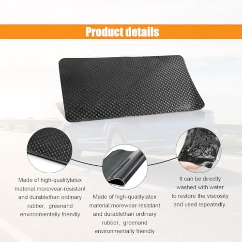 GLSOWEE Car Dashboard Anti-Slip Mat, 10.6"×5.9" Non-Slip Adhesive Pad - Image 5