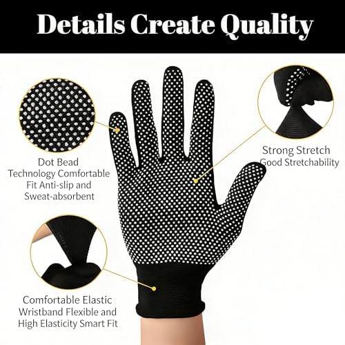 6 Pairs Work Gloves with Anti-Slip Grip Dots - Image 5