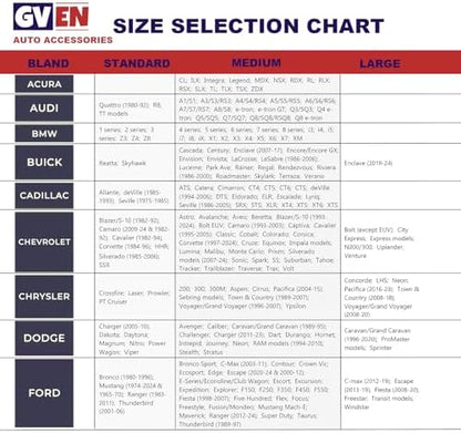 Gven Windshield Sun Shade for Car 2-Piece Foldable Sunshade for Front Windows - Image 4