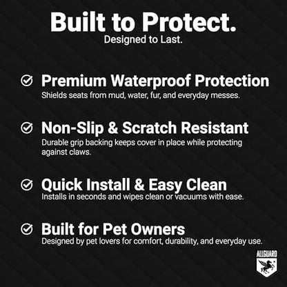 Dog Car Seat Cover, Back Seat Pet Cover - Image 3