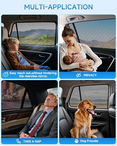 Car Window Shades for Subaru Forester, UV & Heat Blocker, Privacy Protection - Image 6