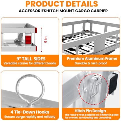 Trailer Hitch Cargo Carrier - Image 6