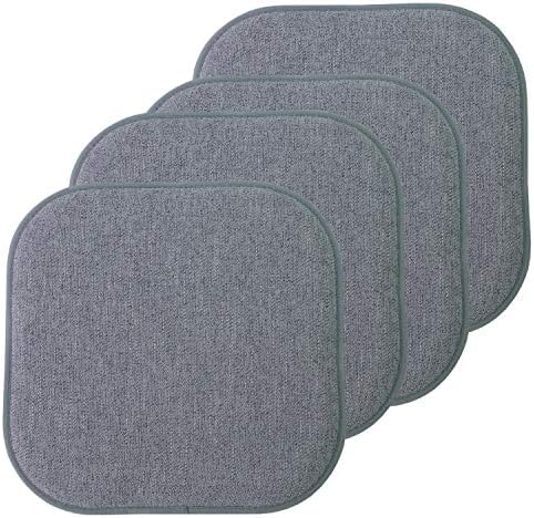 Sweet Home Collection Chair Cushion Memory Foam Pads Honeycomb Pattern Slip Non by SweetHomeCollection