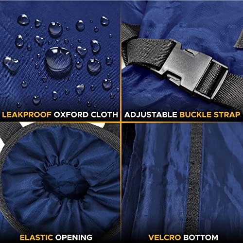 EcoNour 2 Pack Blue Car Trash Bag | Washable Back Seat Hanging Bag - Image 6