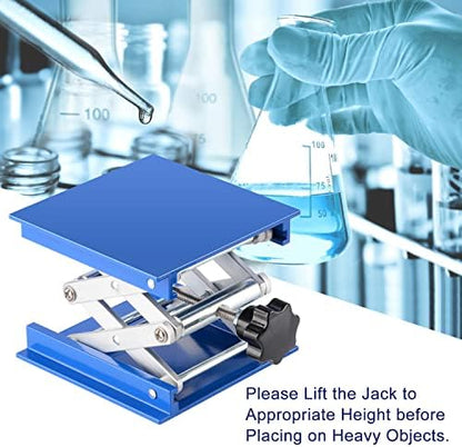 Labasics Lab Jack, 4x4 inch Anodized Aluminum Laboratory Support Jack Lift - Image 5