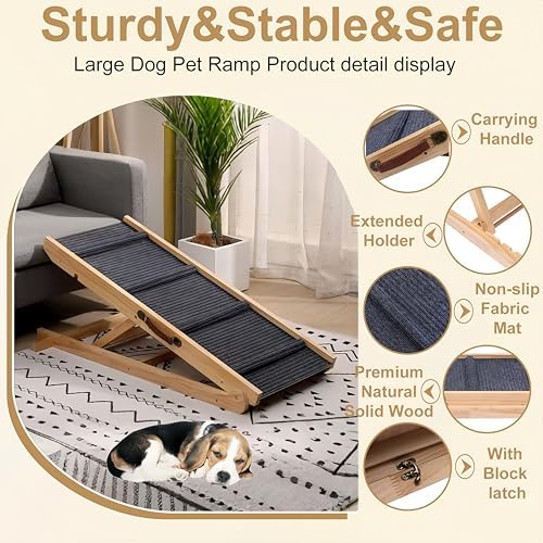 Foldable Wooden Dog Ramp Wooden Dog Ramp - Image 4