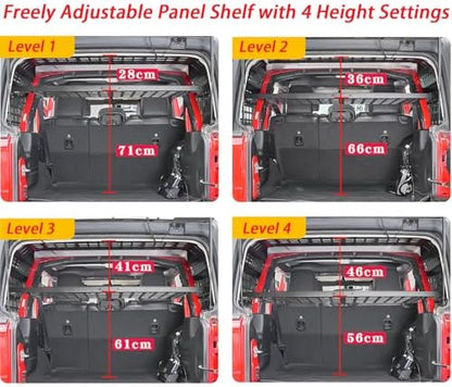 ITrims Car Trunk Organizer for Jeep Wrangler JL Hard Top 4dr 2018-2025 Car - Image 2