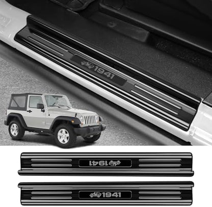 ZZEQYG 2 Pcs Stainless Steel Door Sill Protector Compatible by ZZEQYG