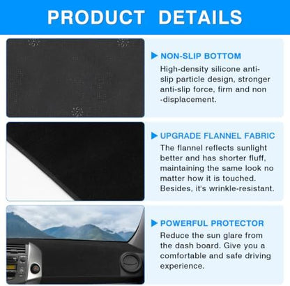 Autorder Dashboard Cover Mat for Toyota RAV4 2006-2012 Accessories Dash Cover - Image 6
