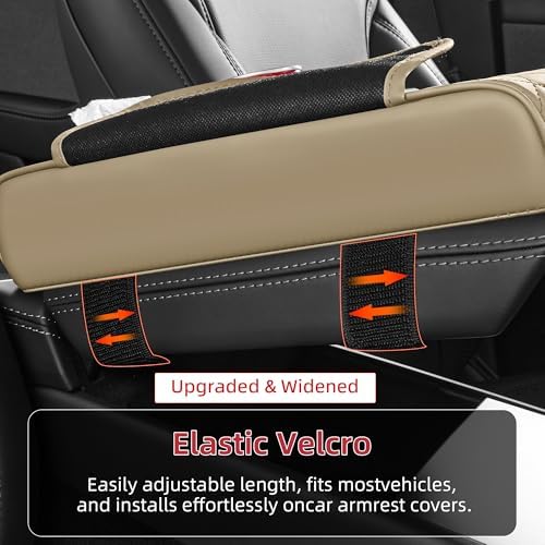 5 in 1 Nappa Leather Console Armrest Cover - Image 6