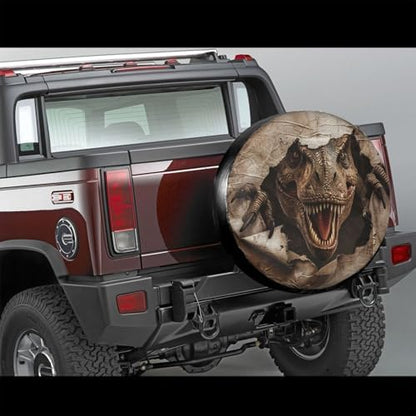 Funny Dinosaur Spare Tire Cover Wheel Protectors Waterproof Wheel Covers - Image 4