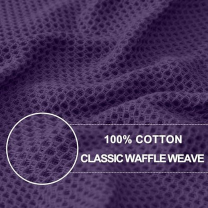 Homaxy 100% Cotton Waffle Weave Kitchen Dish Towels 18-Pack - Image 2