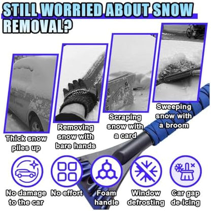 Ice Scraper for Car Windshield, No Scratch Car Window Frost Scraper - Image 4